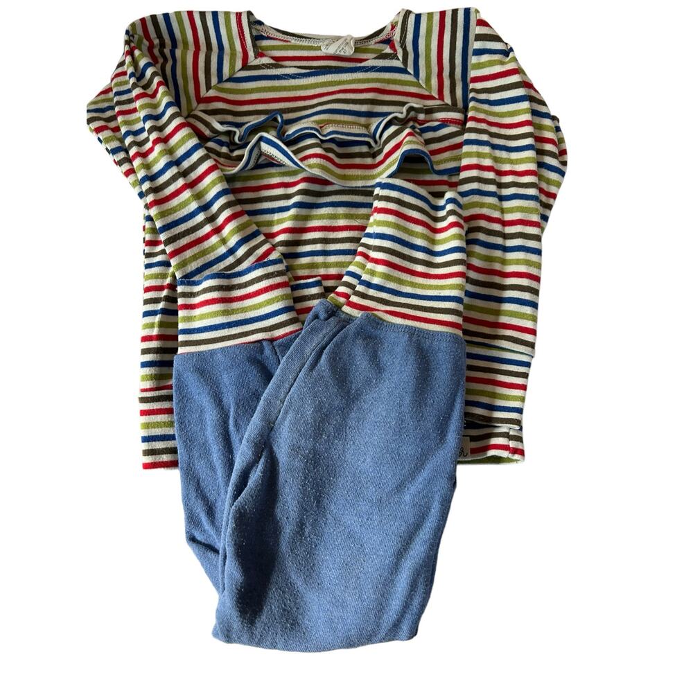 lulu and roo stripe outfit size 2